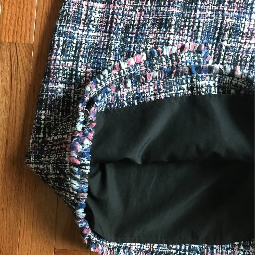 Loft Tweed Style Wrap A-Line Skirt - Picture 3 of 8